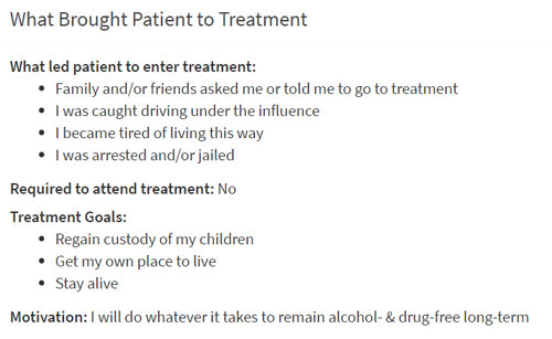 Treatment Goals